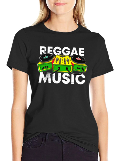 Reggae Music T-Shirt DJ Mixer Graphic Tee