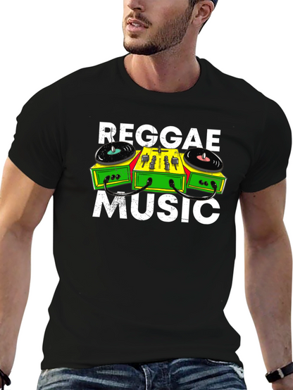 Reggae Music T-Shirt DJ Mixer Graphic Tee