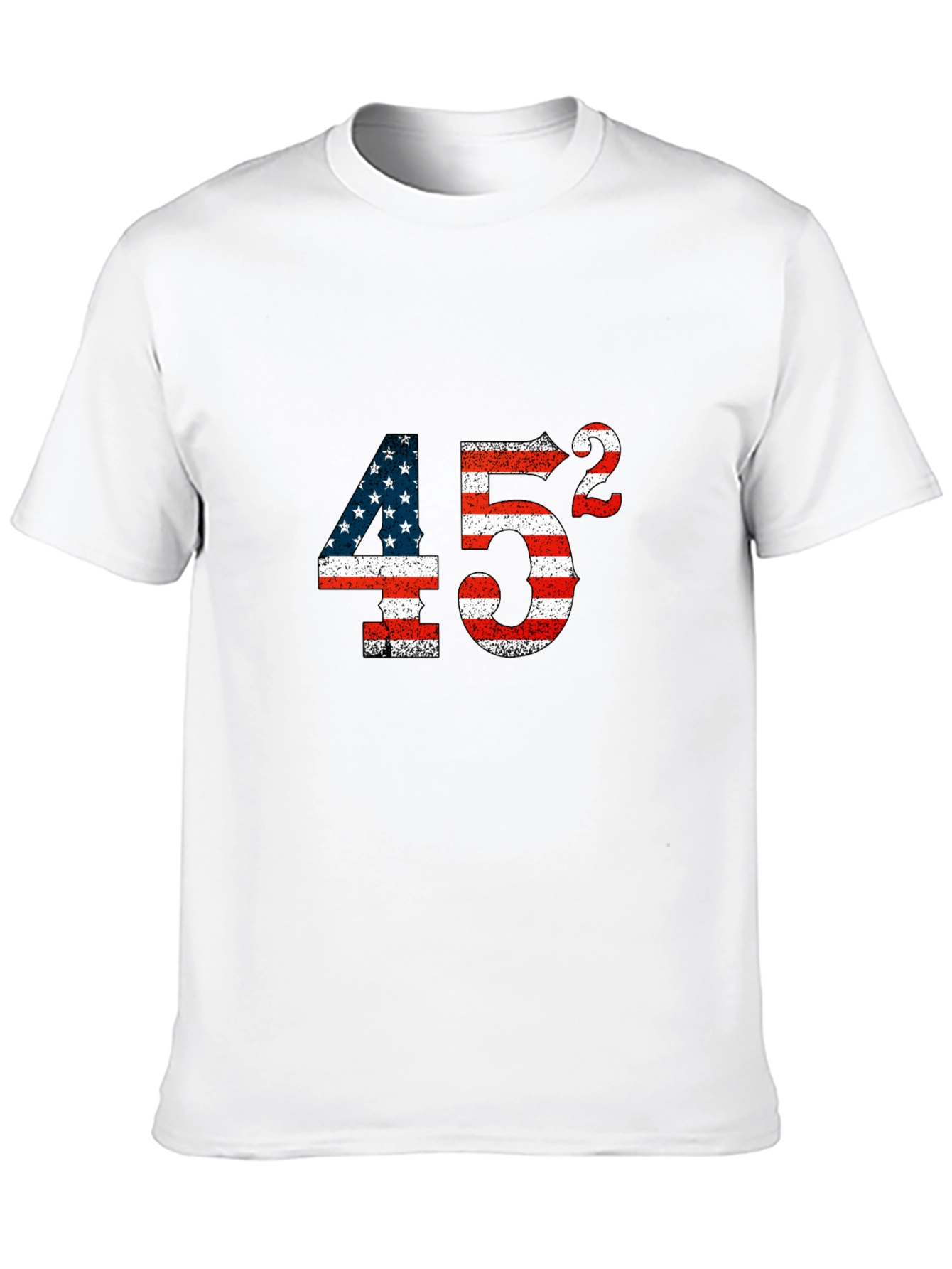 45 Squared American Flag Graphic Tee