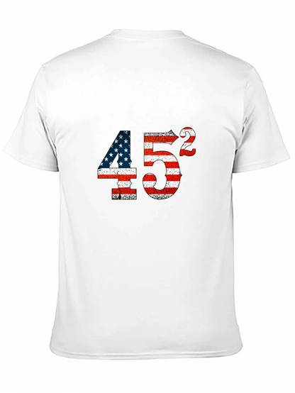 45 Squared American Flag Graphic Tee