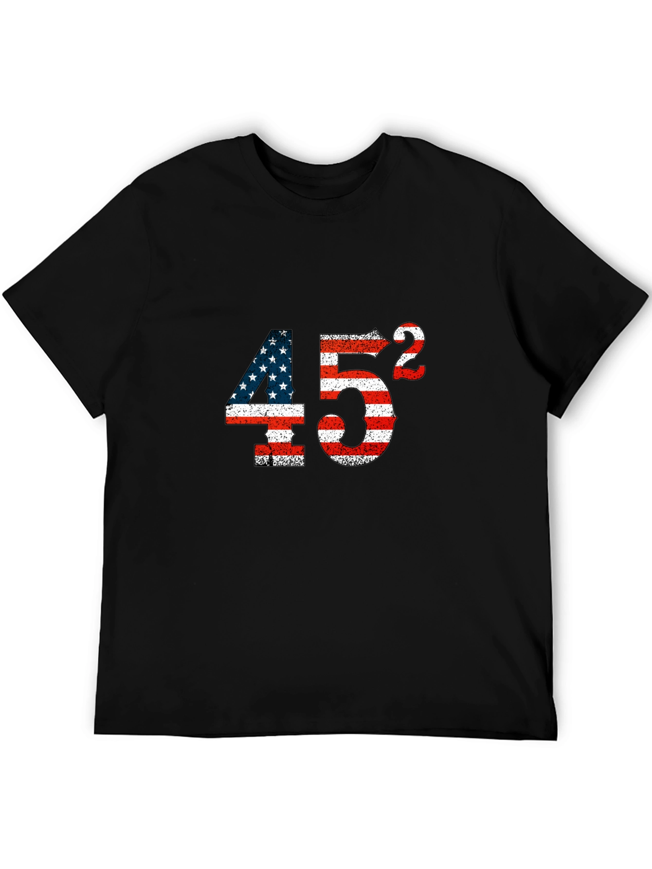 45 Squared American Flag Graphic Tee