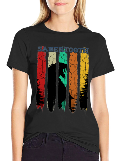 Sabertooth Retro T-Shirt