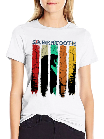 Sabertooth Retro T-Shirt