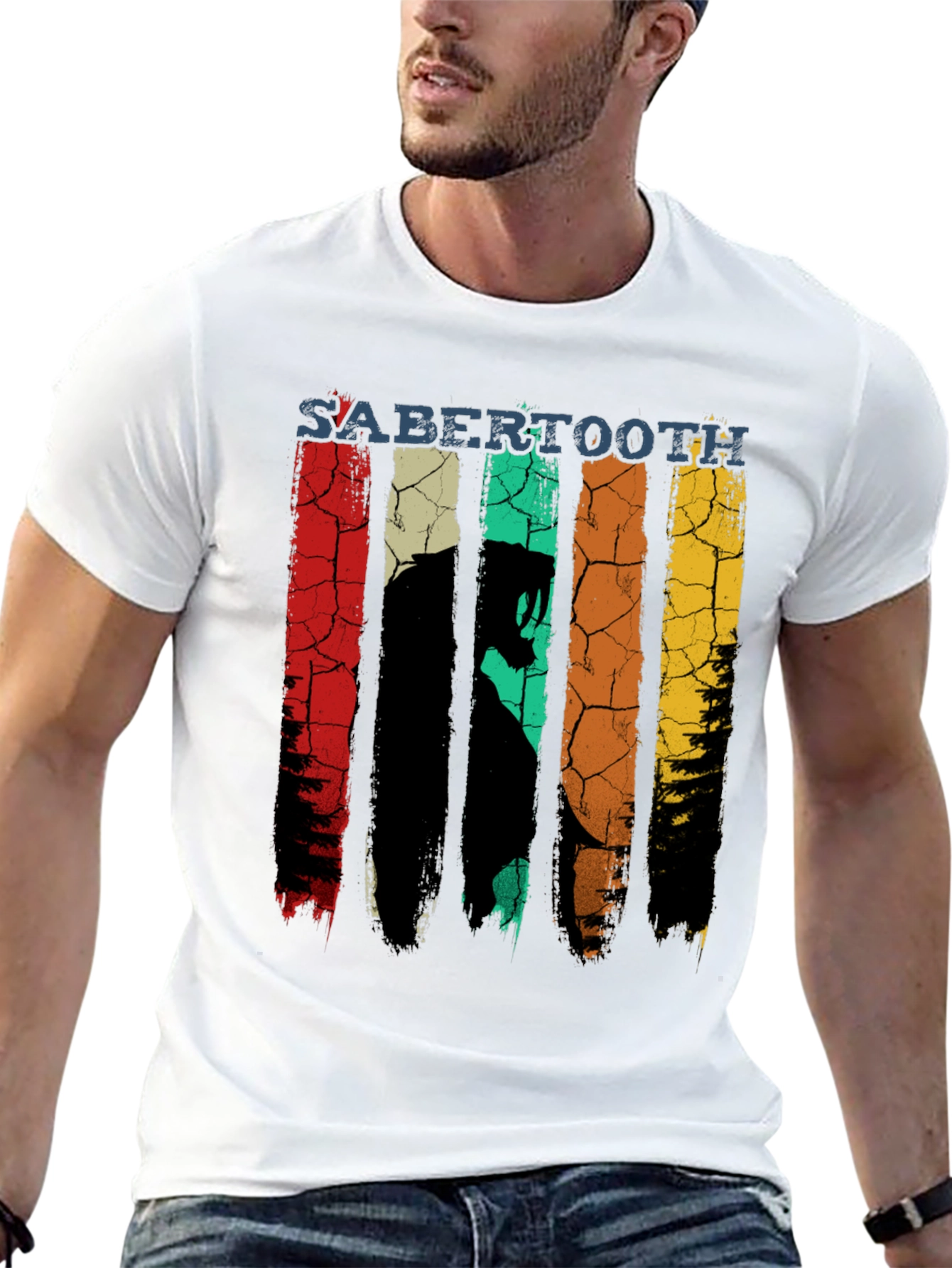 Sabertooth Retro T-Shirt