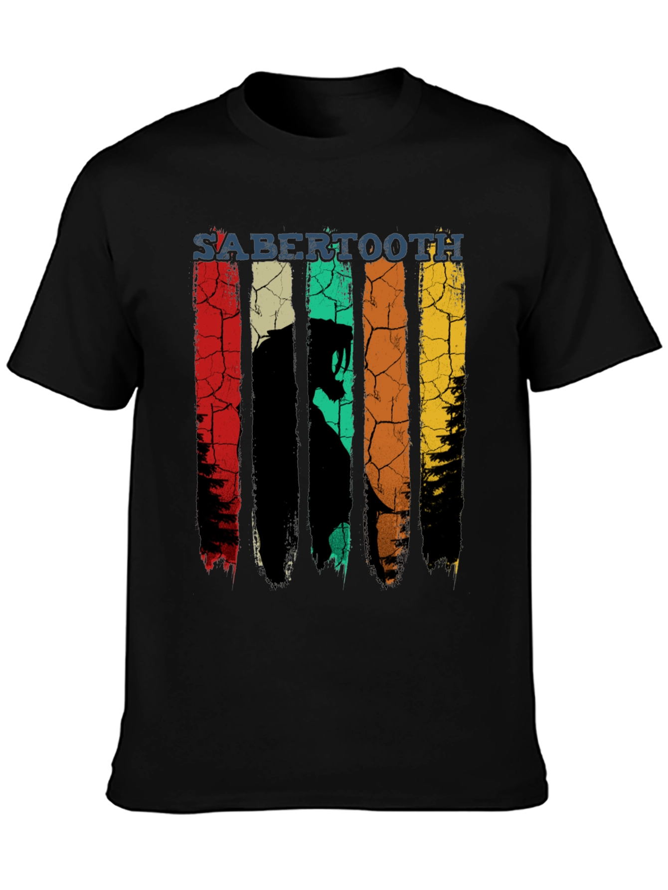 Sabertooth Retro T-Shirt