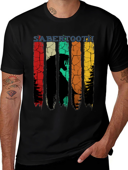 Sabertooth Retro T-Shirt