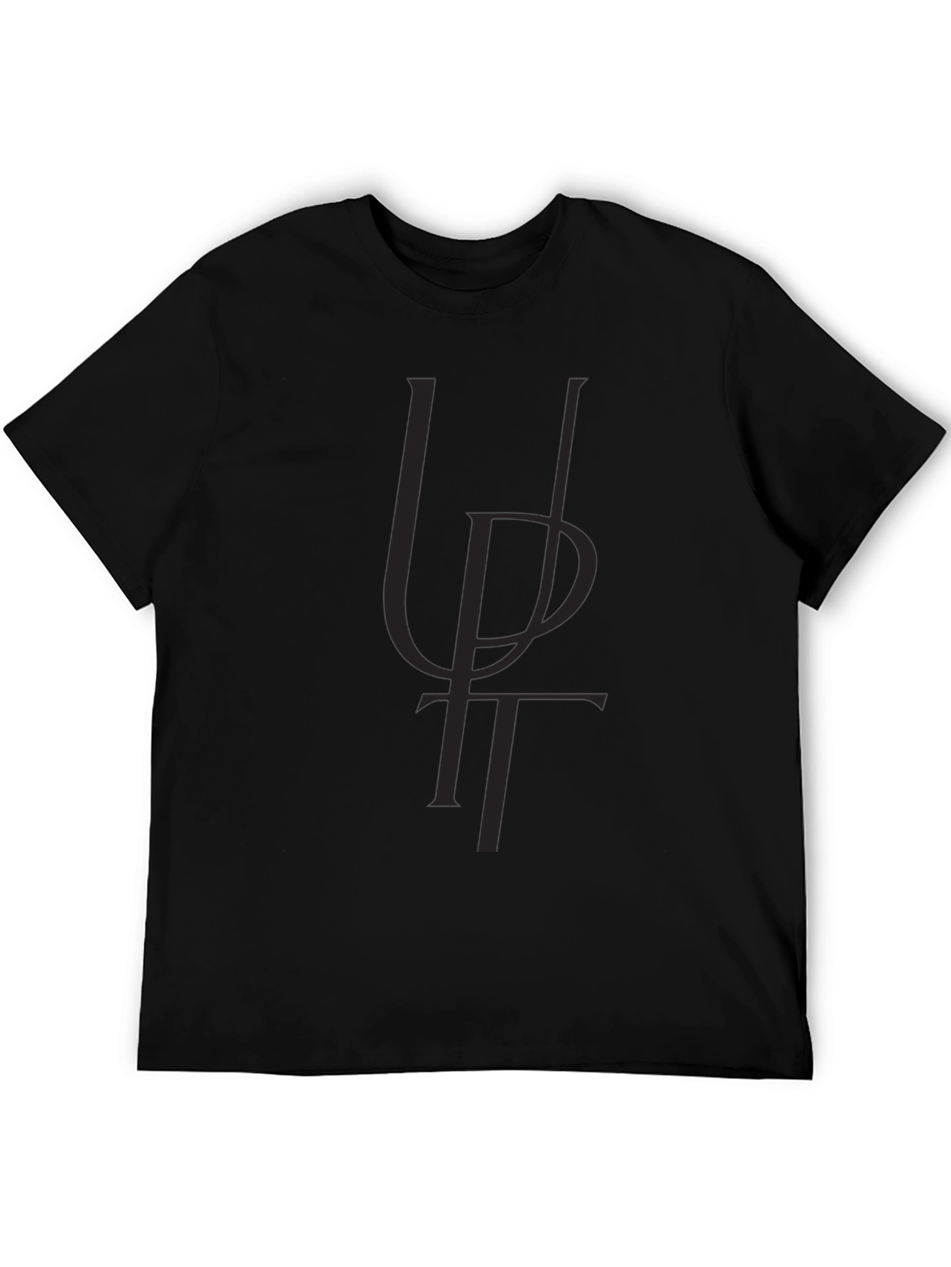 Black Graphic Tee - UPTT Print