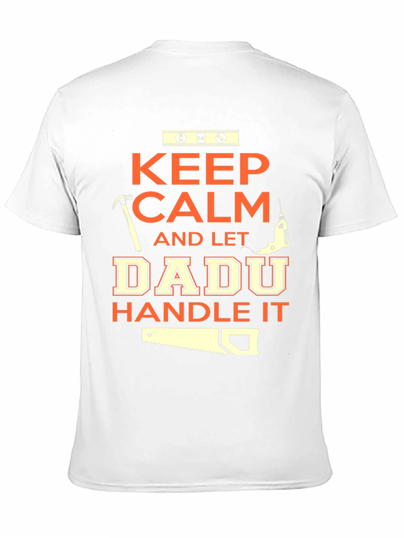 Keep Calm Dadu Handle It Black T-Shirt