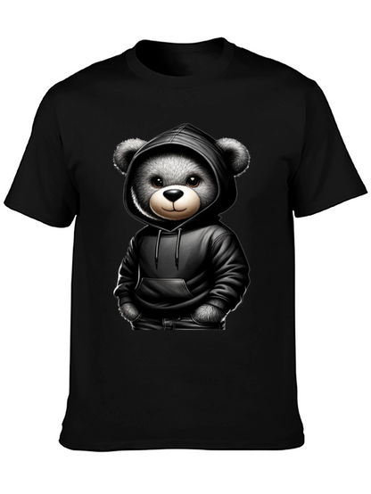 Teddy Bear in Hoodie Graphic Tee