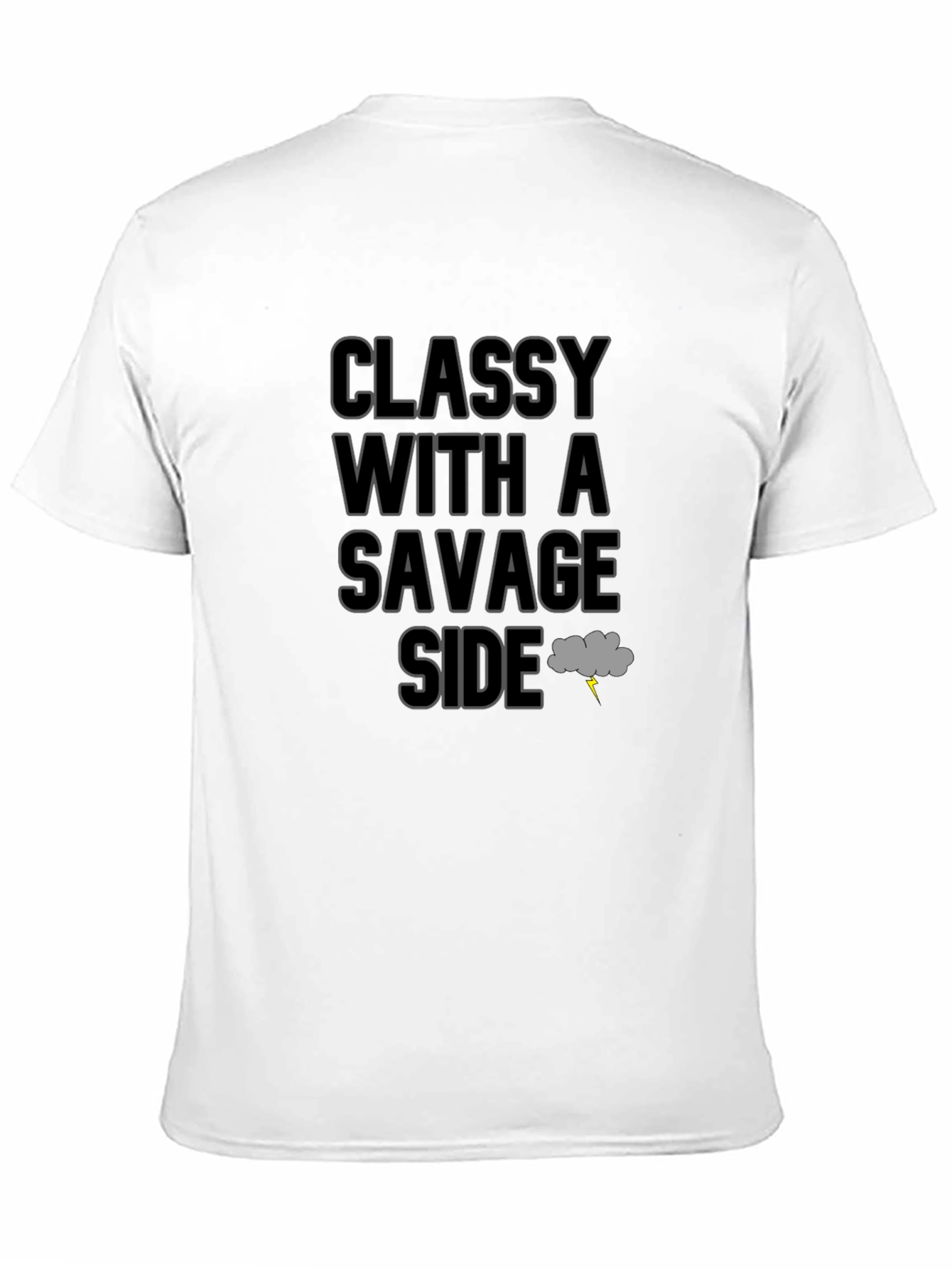 Classy With a Savage Side Black T-Shirt
