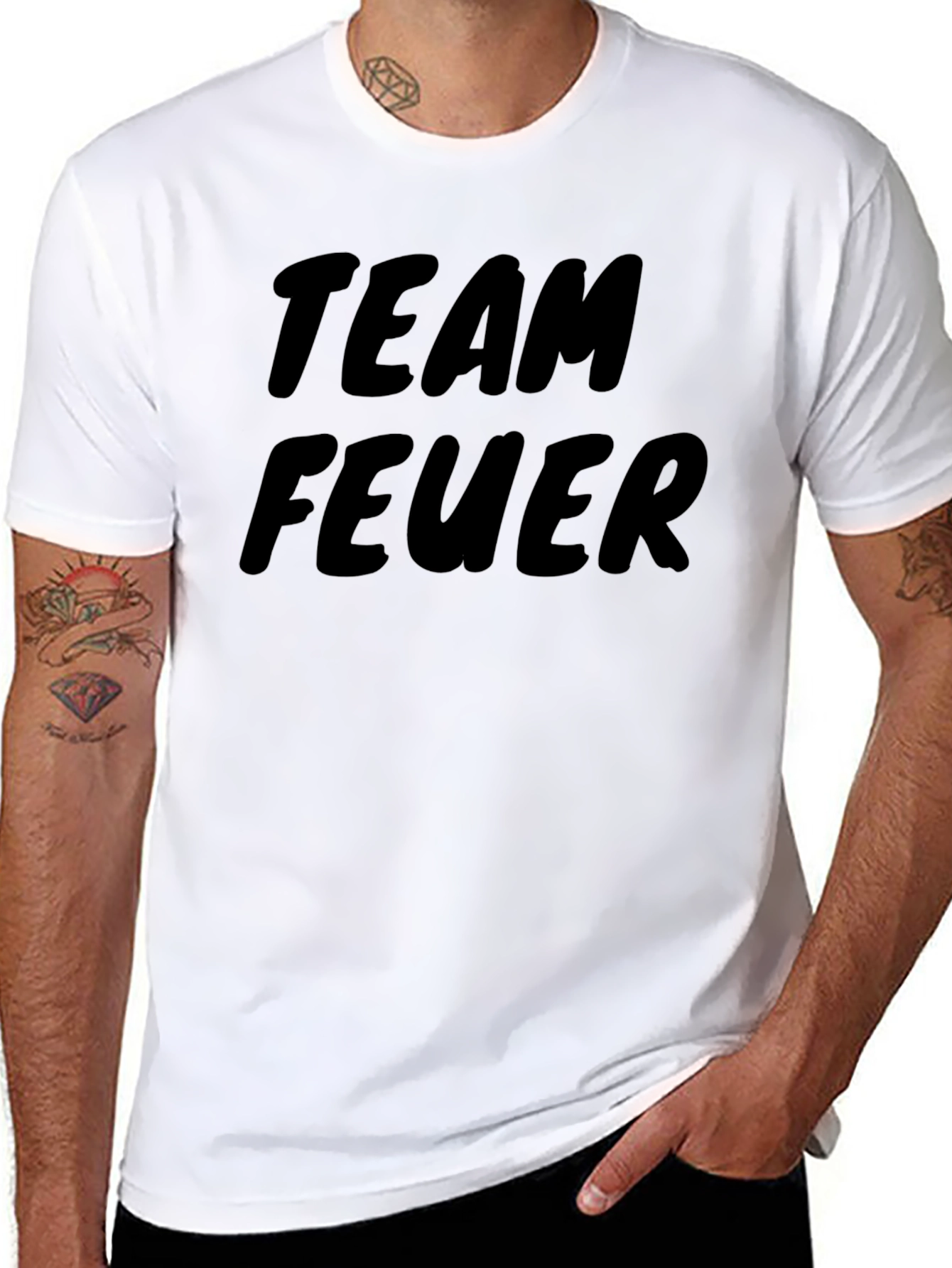 Team Feuer Black Graphic Tee