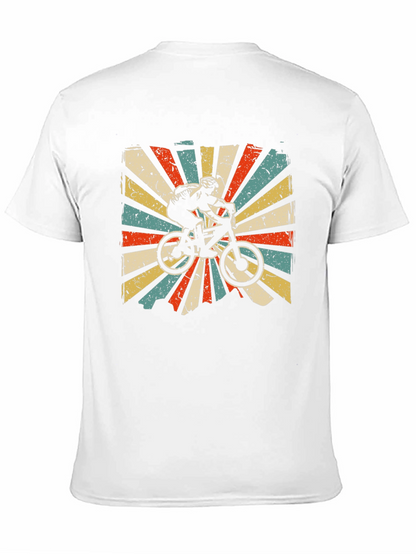 Retro Mountain Biker Graphic T-Shirt