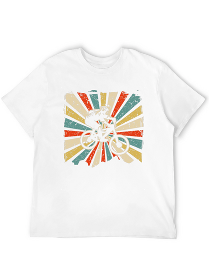 Retro Mountain Biker Graphic T-Shirt