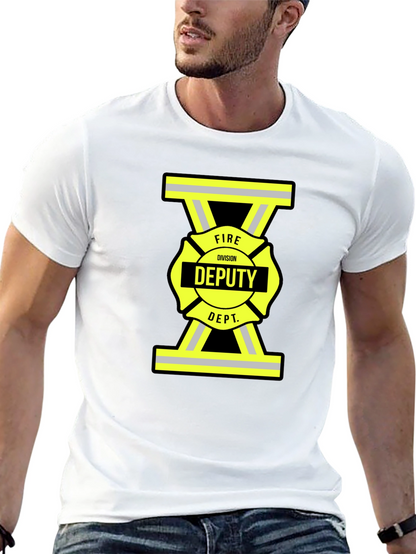 Fire Deputy T-Shirt - Black Cotton Tee