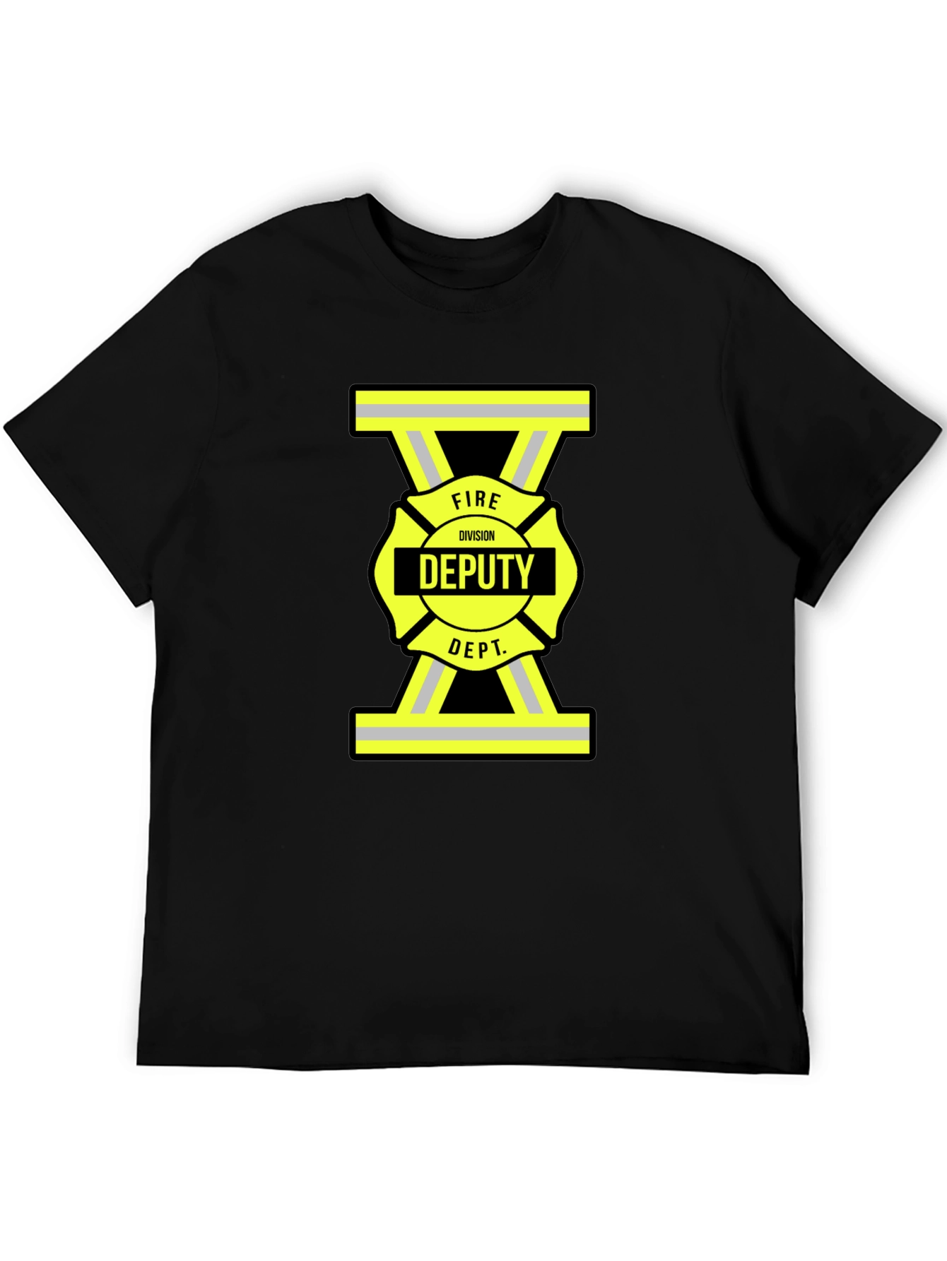 Fire Deputy T-Shirt - Black Cotton Tee