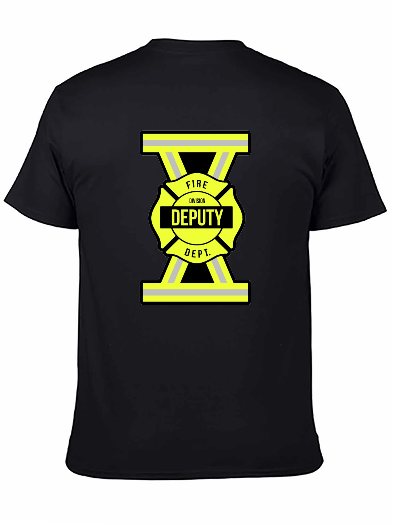 Fire Deputy T-Shirt - Black Cotton Tee