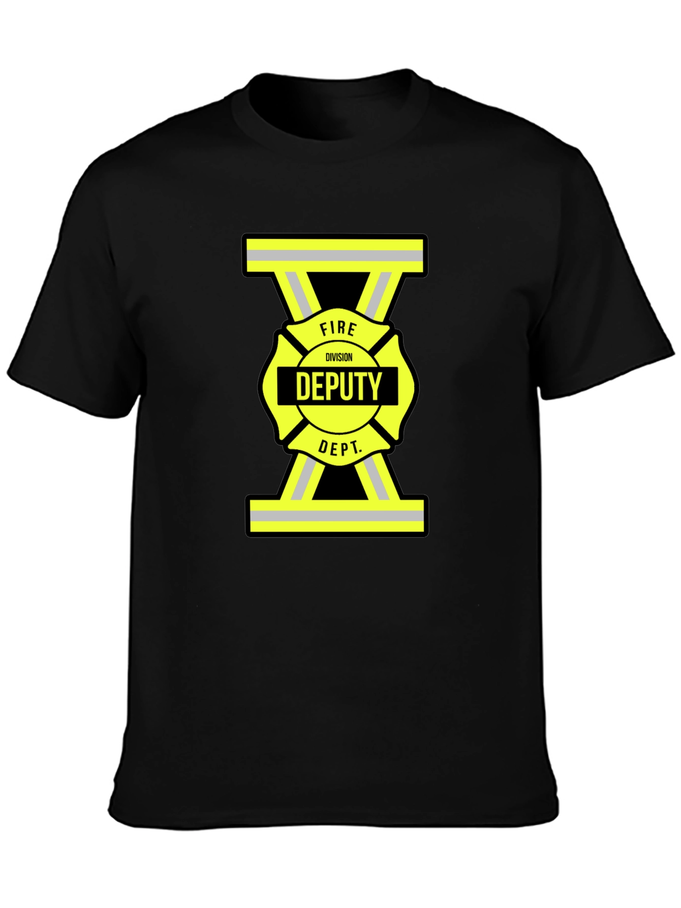 Fire Deputy T-Shirt - Black Cotton Tee