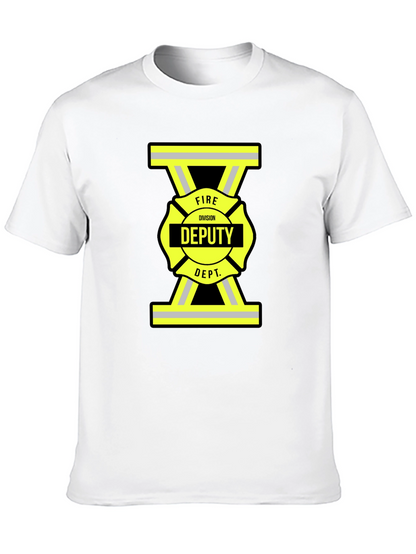 Fire Deputy T-Shirt - Black Cotton Tee