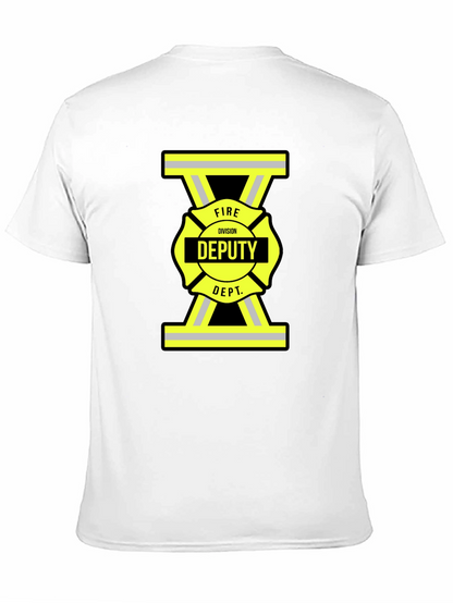 Fire Deputy T-Shirt - Black Cotton Tee