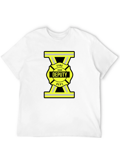 Fire Deputy T-Shirt - Black Cotton Tee
