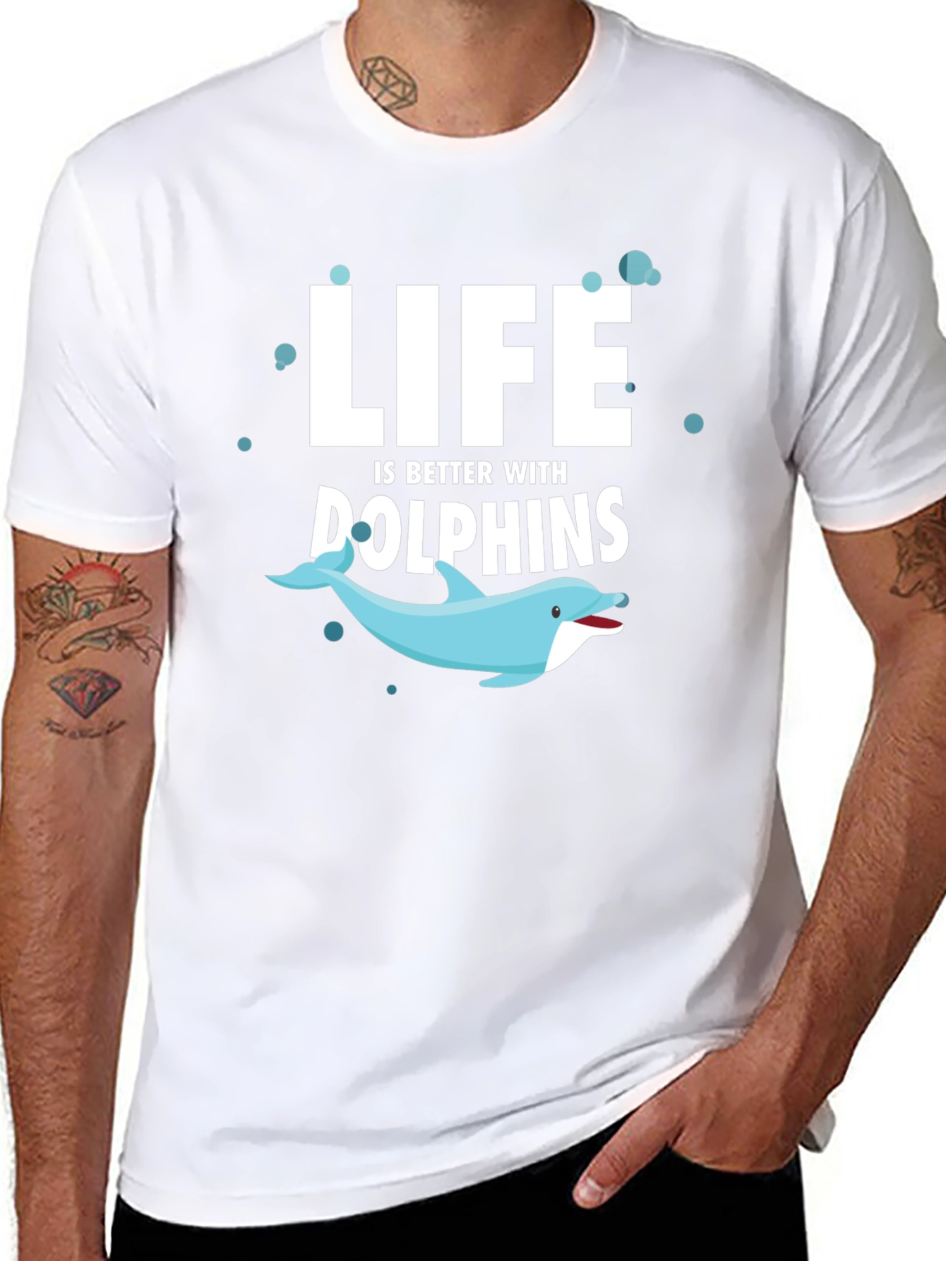 Life is Better With Dolphins T-Shirt
