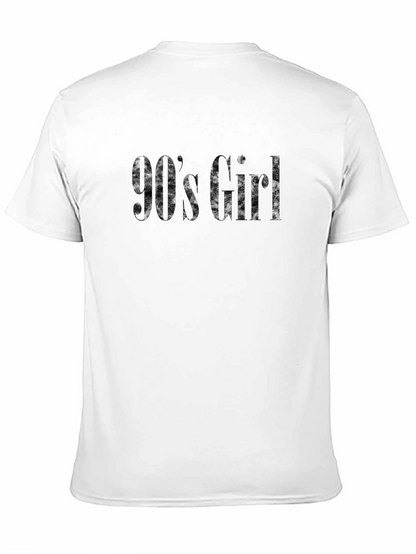 90s Girl Black Graphic Tee