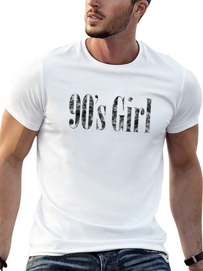 90s Girl Black Graphic Tee