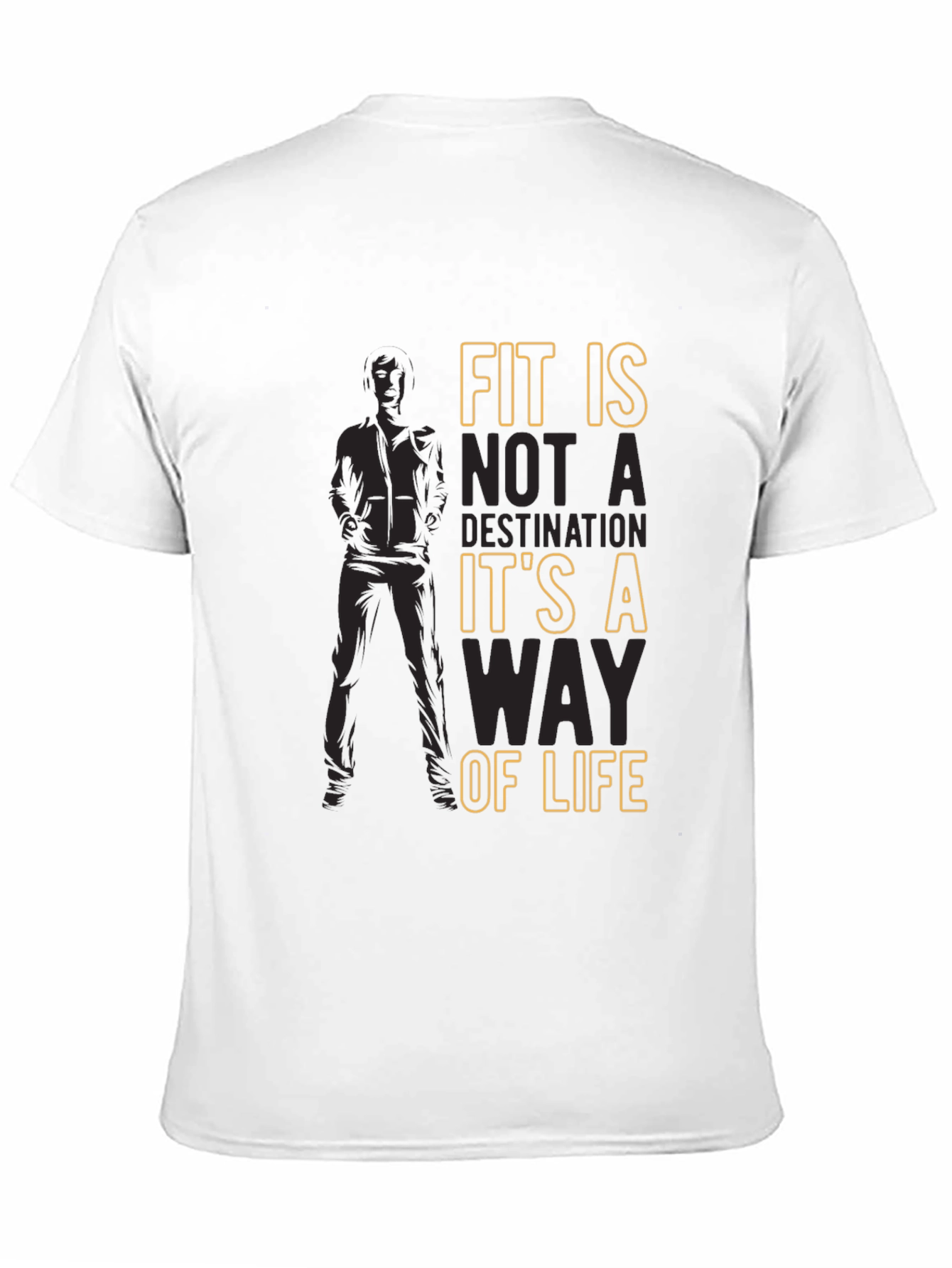 Fit Is A Way Of Life Mens Graphic T-Shirt