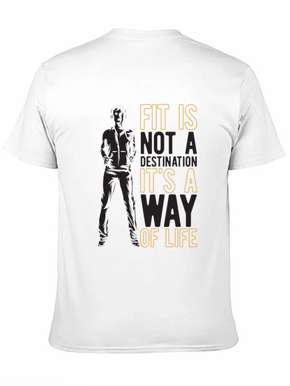 Fit Is A Way Of Life Mens Graphic T-Shirt