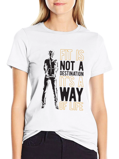 Fit Is A Way Of Life Mens Graphic T-Shirt