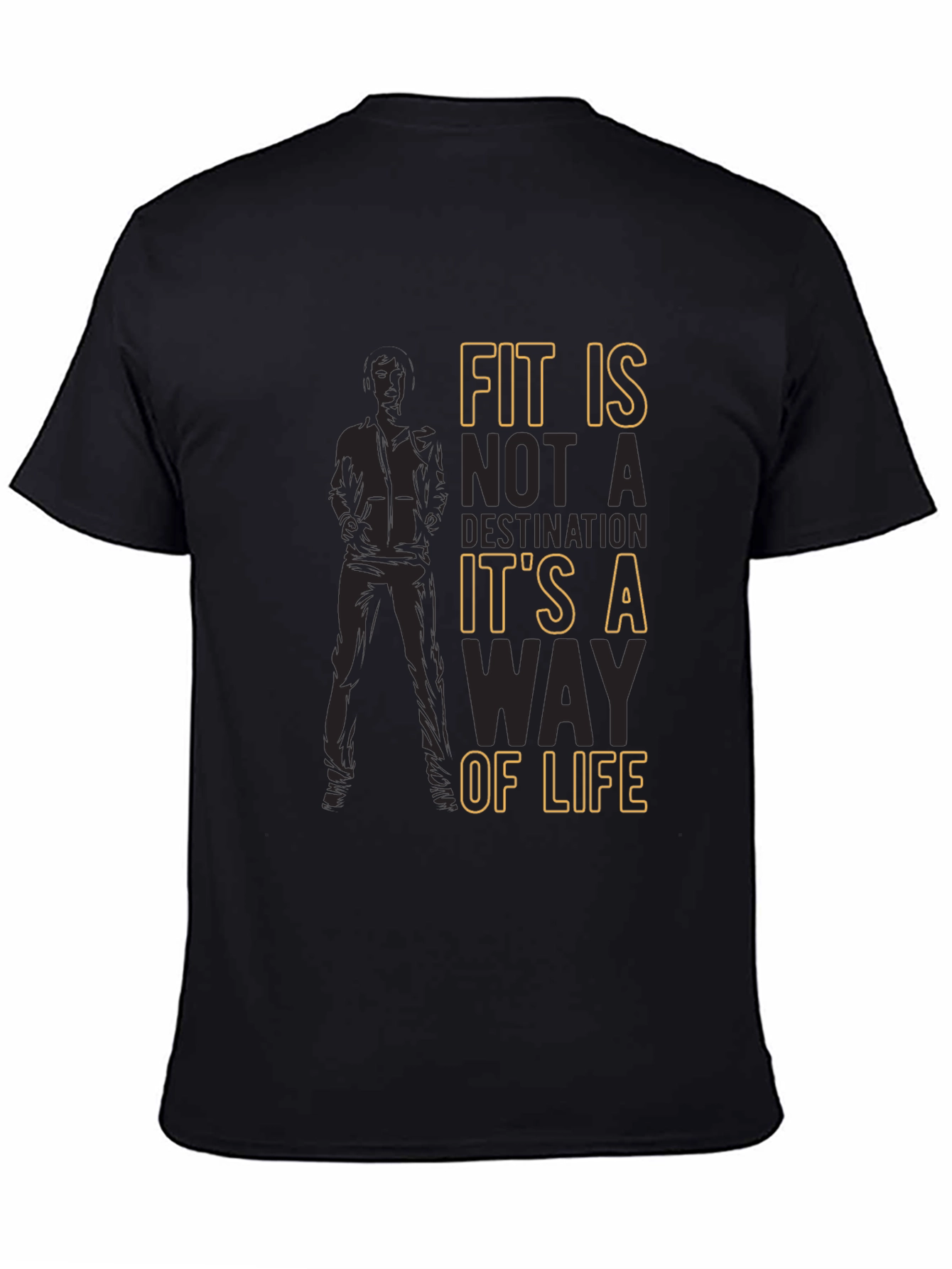 Fit Is A Way Of Life Mens Graphic T-Shirt
