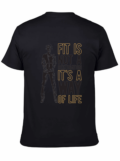 Fit Is A Way Of Life Mens Graphic T-Shirt