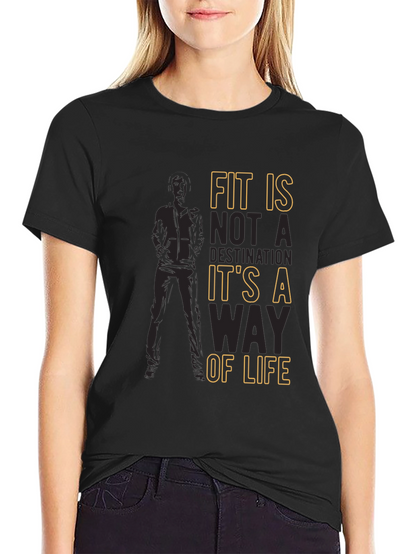 Fit Is A Way Of Life Mens Graphic T-Shirt