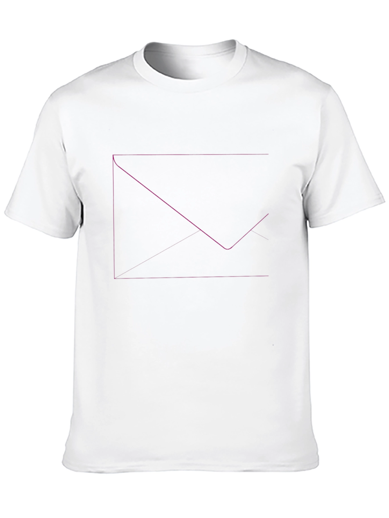 Mens Black T-Shirt with Abstract Geometric Design