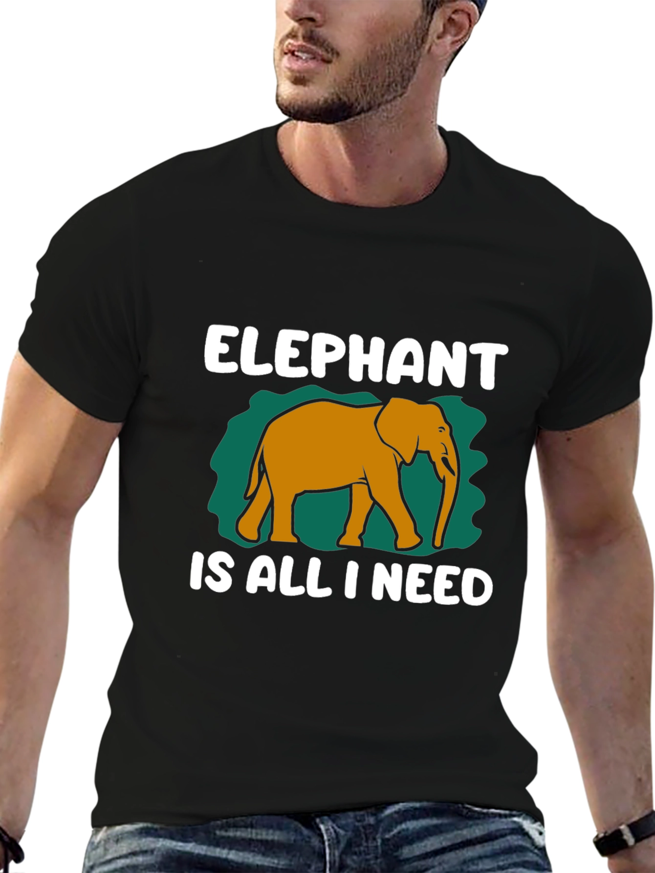 Elephant Is All I Need Graphic Tee