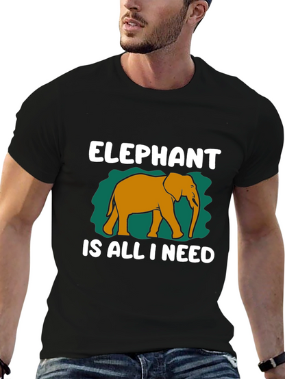 Elephant Is All I Need Graphic Tee