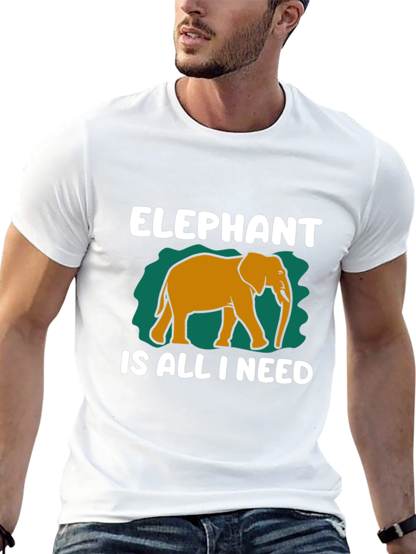 Elephant Is All I Need Graphic Tee