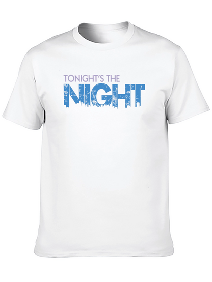 Tonights The Night Graphic T-Shirt - Black
