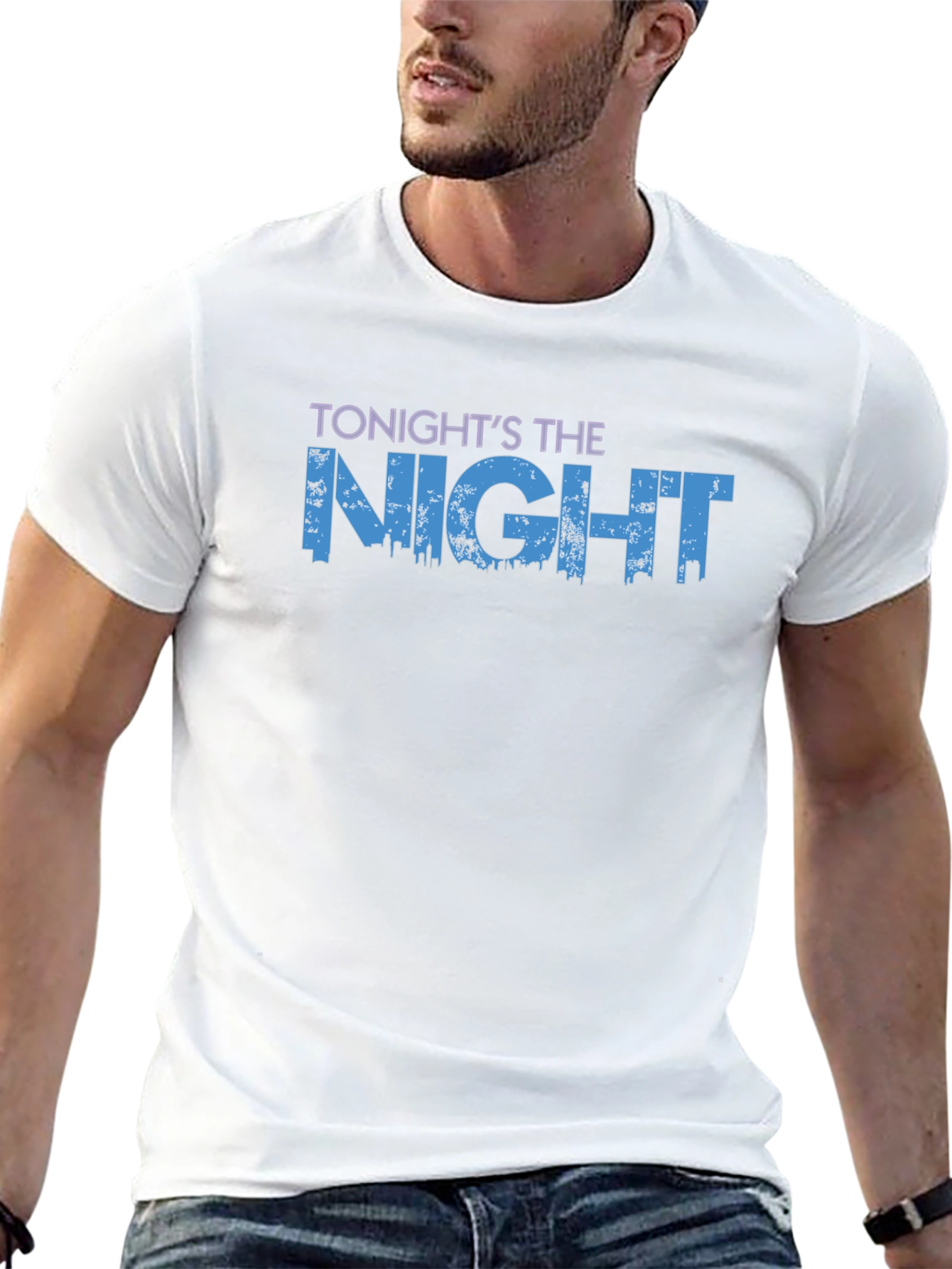 Tonights The Night Graphic T-Shirt - Black