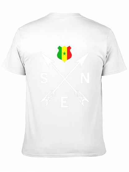 Senegal Arrows T-Shirt - Black Cotton Tee