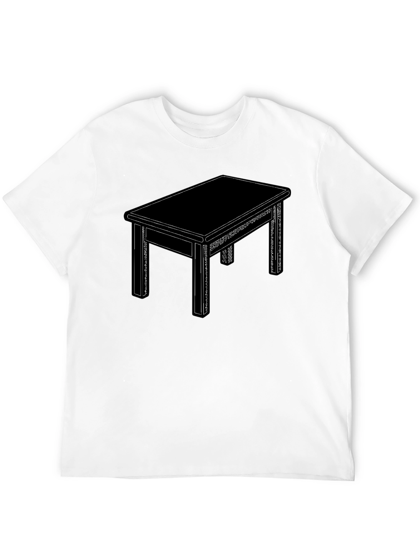 Graphic Table T-Shirt - Minimalist Design