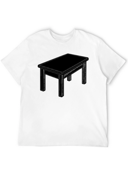 Graphic Table T-Shirt - Minimalist Design