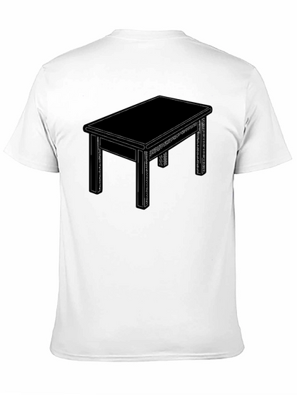 Graphic Table T-Shirt - Minimalist Design