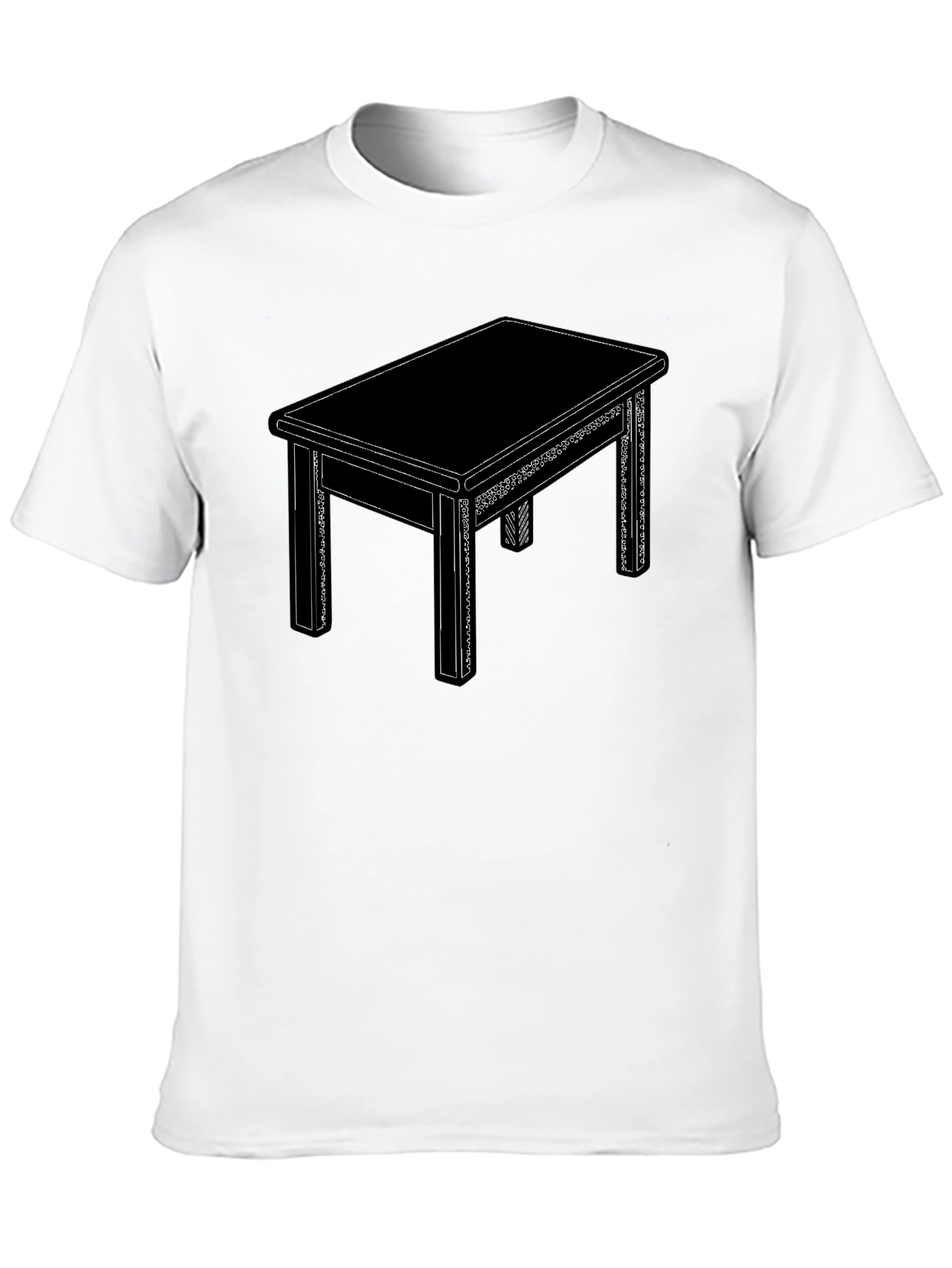 Graphic Table T-Shirt - Minimalist Design