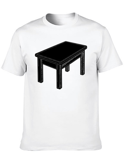 Graphic Table T-Shirt - Minimalist Design