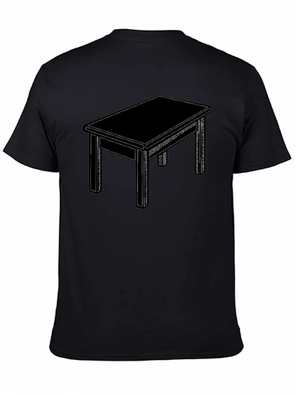 Graphic Table T-Shirt - Minimalist Design