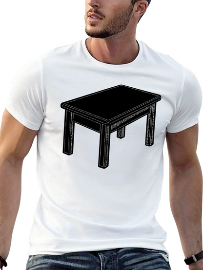 Graphic Table T-Shirt - Minimalist Design