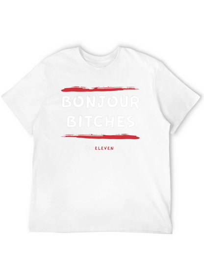Bonjour Bitches Graphic Tee - Unisex Black T-Shirt