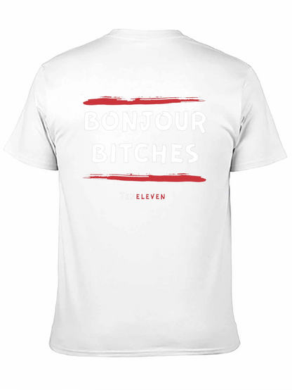 Bonjour Bitches Graphic Tee - Unisex Black T-Shirt