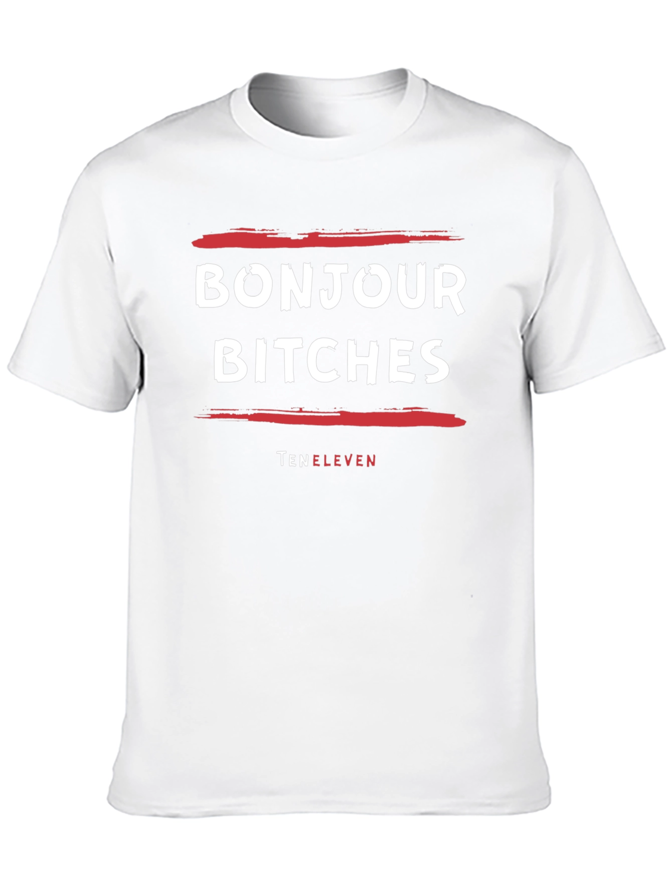 Bonjour Bitches Graphic Tee - Unisex Black T-Shirt